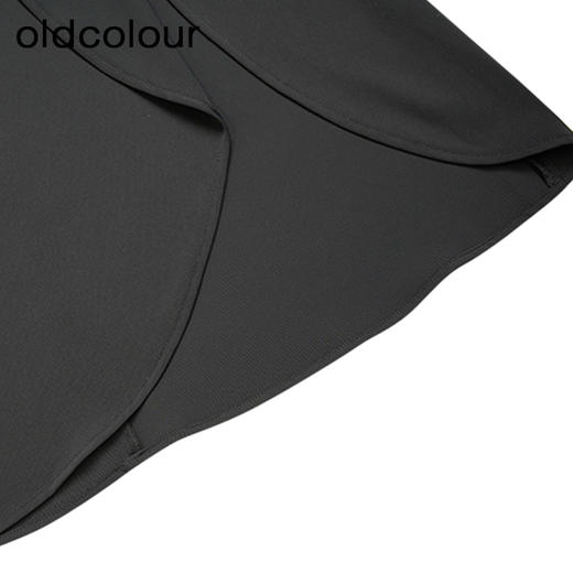 oldcolour夏季新款韩版黑色气质一步裙通勤显瘦鱼尾裙P24063425 商品图3
