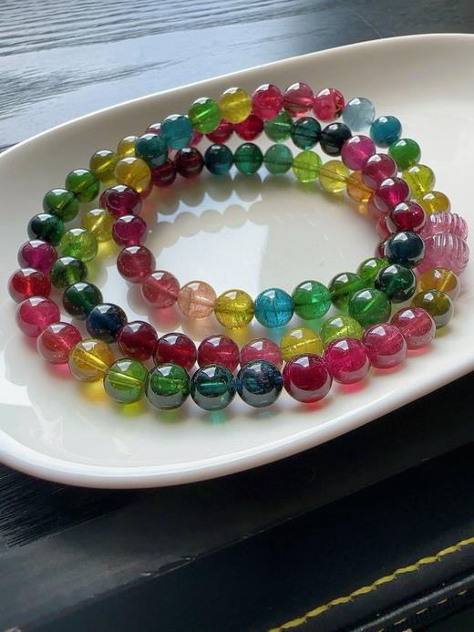 47.3g 7mm 碧玺手链 商品图4