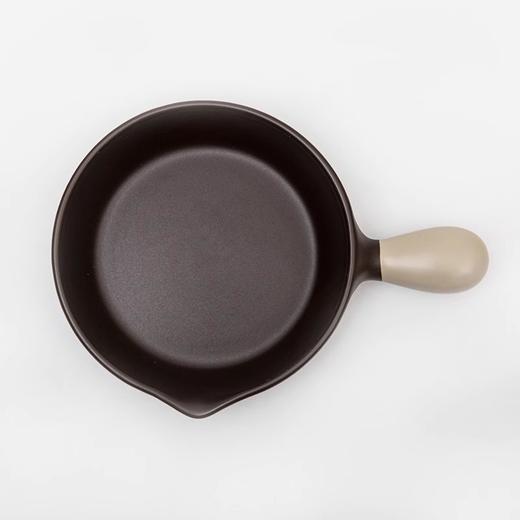 日本陶器万古烧料理土锅小煎锅万古烧圆形煎烤盘（可明火） 商品图1