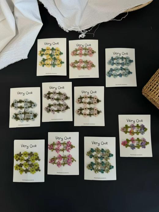 very one 进口木马缎带 水滴夹对夹 商品图0