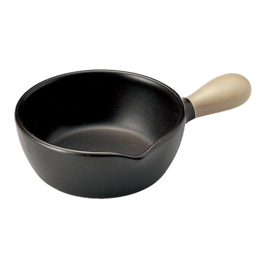 日本陶器万古烧料理土锅小煎锅万古烧圆形煎烤盘（可明火） 商品图4