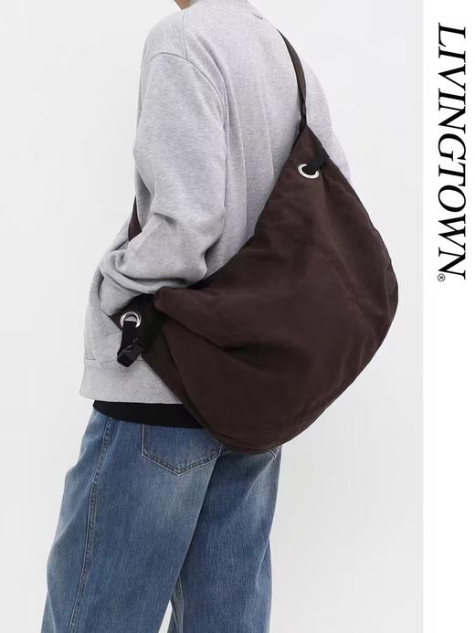 LIVINGTOWN/LT大容量麂皮挎包 商品图0
