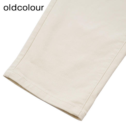 oldcolour白色牛仔裤春季新款高腰显瘦通勤九分直筒裤女P11113418 商品图4