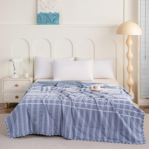 多喜爱 全棉空调被夏薄被 微风记忆/洛维德/清筱/春野花信/微醺时光 商品图3