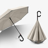 【解放双手！自动反向伞C型长柄雨伞】自动反向伞 一键秒开！双层加厚拒水+高弹玻纤维伞架  耐造耐用抗风！双层加大汽车夜间反光伞Y 商品缩略图4