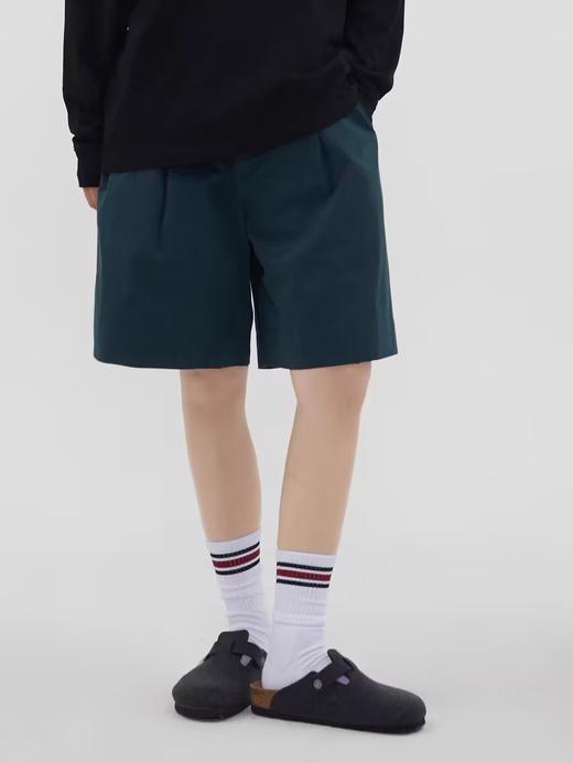 LIVINGTOWN/LT单褶休闲短裤 商品图2