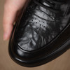男士皮鞋男款休闲皮鞋内增高德比鞋圆头黑色正装商务 商品缩略图4