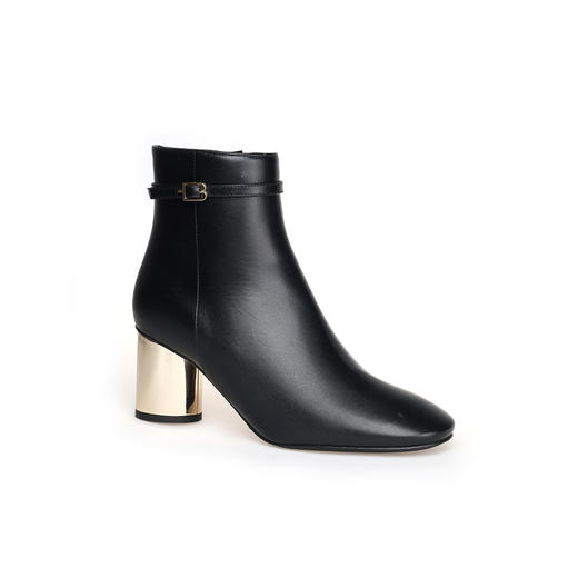 豪麟名鞋BALDININI女鞋短靴牛皮革D5B064N黑色 商品图0