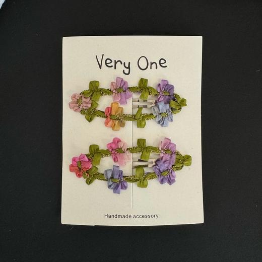 very one 进口木马缎带 水滴夹对夹 商品图3