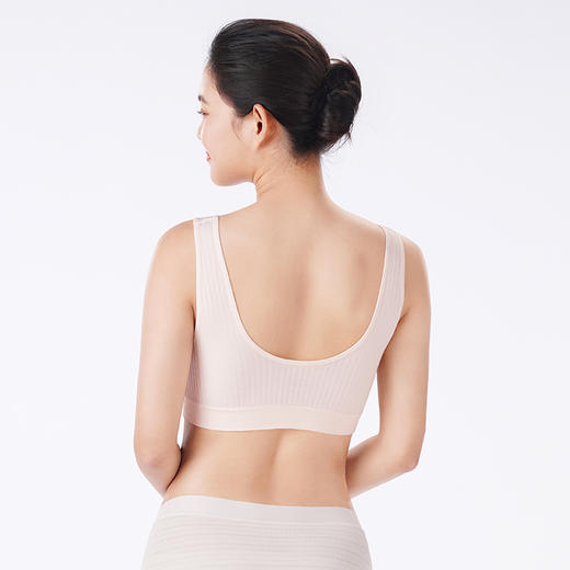 都市丽人内衣快乐妈咪薄无缝前扣无钢圈背心式孕哺文胸LBT2R4 商品图3