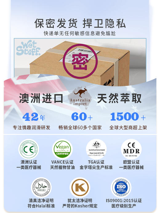 【次抛润滑】wetstuff口味系列免洗润滑便携混合装 商品图11