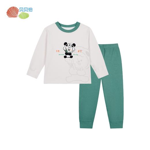 贝贝怡春秋男童套头套装家居内衣ZB3DT038 商品图1
