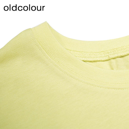 oldcolour夏季新款美式短袖短款T恤女宽松休闲短款上衣P23021371 商品图2