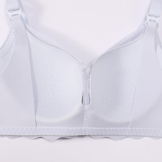 都市丽人内衣快乐妈咪孕哺文胸锁边蕾丝BC:薄文胸3/4杯三排扣无钢圈LBT2R1 商品图4