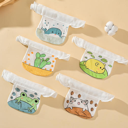 【全棉a类，可爱棉纱吸汗巾】汗巾儿童全棉幼儿a类大号，采用天然新疆长绒棉更亲肤，男女宝纯棉垫背止汗幼儿园隔汗巾吸汗巾QQ 商品图11