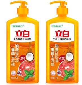 C-JX立白小苏打薄荷洗洁精1kg*2-21005355 商品图0