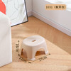 【稳坐C位！灵活防滑方凳】安全无味PP材质，厚实耐磨更抗造！承重力强 稳固耐用！宽大舒适凳面 久坐不累！层层叠加收纳简单！家用塑料洗澡马桶凳椅子Y 商品缩略图3
