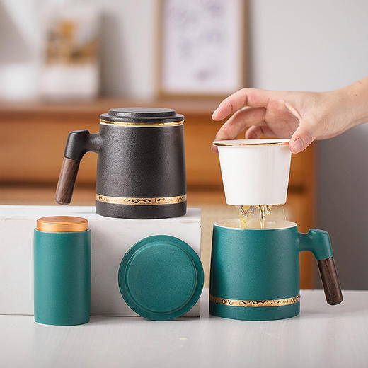 中秋教师节礼物商务礼品套装陶瓷办公杯送客户老师长辈会议纪念品中秋礼品教师节送同学送闺蜜礼物 商品图2