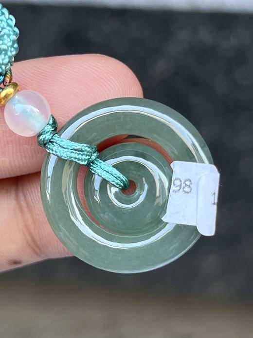 【直播大场福利】冰种翡翠深色子母扣吊坠  吉祥如意 平安顺遂 随机发货 含证书 商品图1