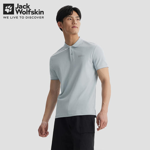 【自营】JackWolfskin/狼爪  德国狼爪新款漫游系列休闲透汽速干衣POLO男 5820055 商品图3