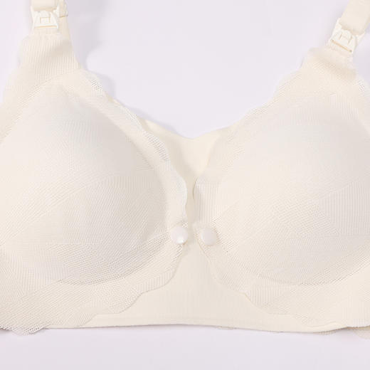 都市丽人内衣快乐妈咪孕哺文胸蕾丝薄文胸3/4杯三排扣无钢圈LBT2R3 商品图4