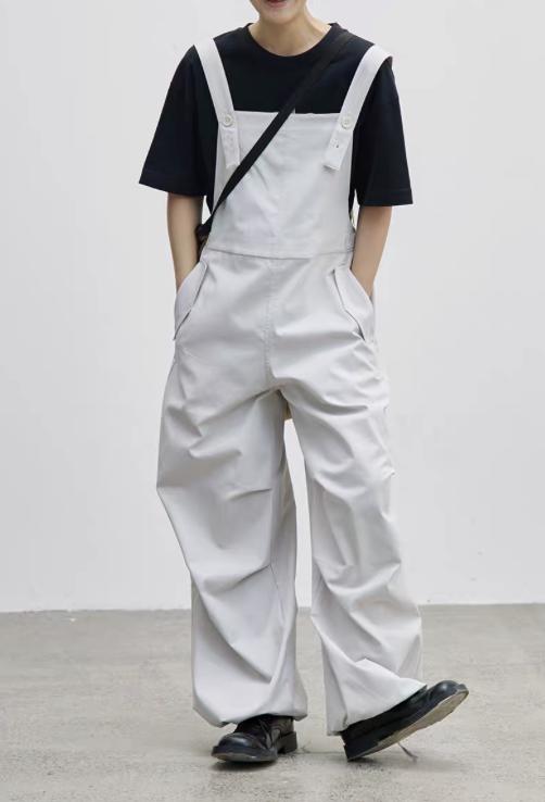 步履不停/4C46027C/软垂工装感背带裤 商品图0