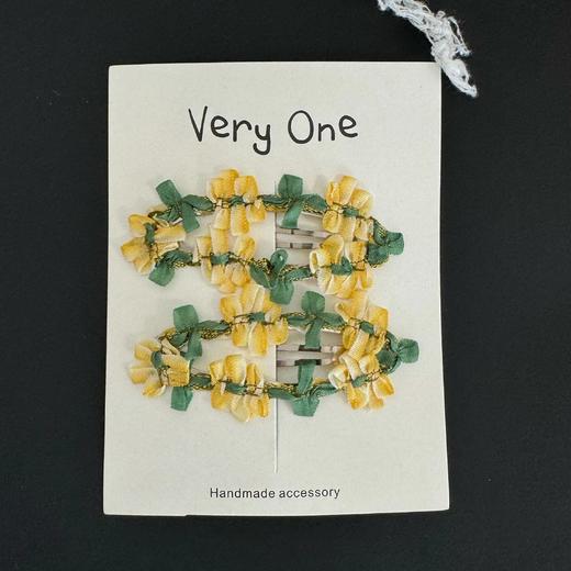 very one 进口木马缎带 水滴夹对夹 商品图5