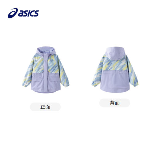 【商城同款】ASICS/亚瑟士童装秋季长袖外套防水透湿收腰挡风便服 商品图4