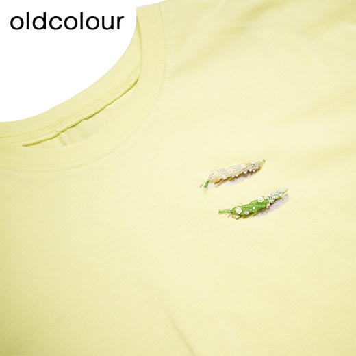 oldcolour夏季新款美式短袖短款T恤女宽松休闲短款上衣P23021371 商品图3