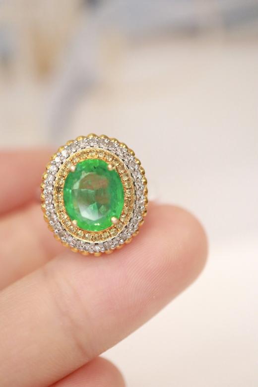 2.44ct 祖母绿戒指 商品图3