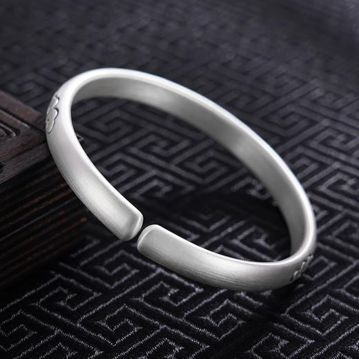 【祥云观照】子佩集S999银手工手镯原创设计【55081216】2407 商品图2