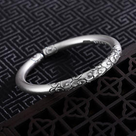 【祥云之念】子佩集S999银手工手镯原创设计【55083220】金箍棒2407