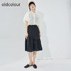 oldcolour2022夏季新品白色百搭设计感宽松通勤气质短袖衬衫女 商品缩略图4