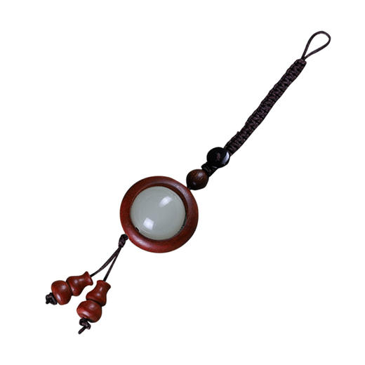 【良心文创】时来运转紫檀木夜光转运珠挂件 商品图5