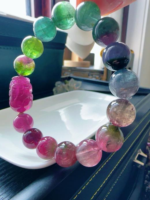 53.9g 12.5mm 碧玺手链 商品图1