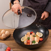 Debo德铂 新梅里萨炒锅32cm（带玻璃盖）无涂层精铁纹理炒锅 商品缩略图1