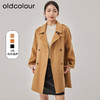 oldcolour冬新款赫本风小个子中长款羊毛大衣外套女O42155276 商品缩略图0