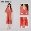 oldcolour2023夏季新款法式复古浪漫娃娃领波点连衣裙GO21101772 商品缩略图2