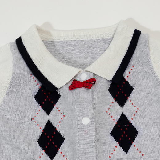 贝贝怡春秋男童针织连体衣ZB3DL009 商品图3