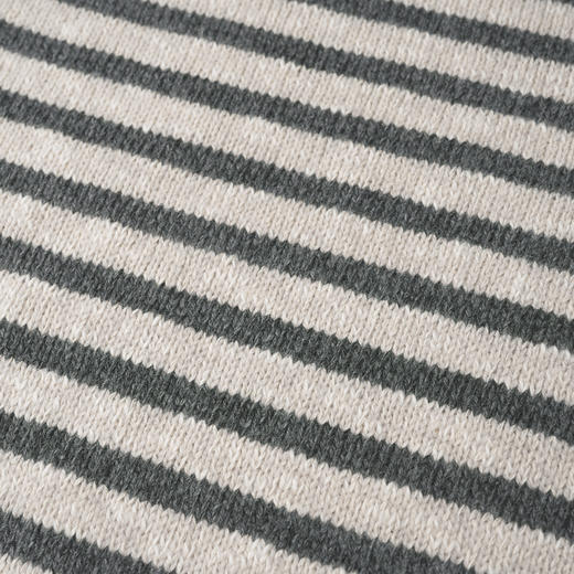 ROMI STUDIO“法式优雅”意大利6s绵羊毛混纺针织条纹毛衫 432T9132 商品图2