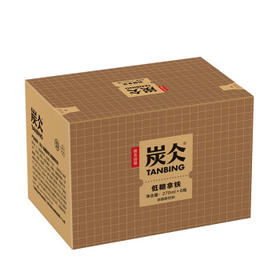 农夫山泉 炭仌咖啡 低糖拿铁 即饮咖啡铝罐270ml*6瓶 纸箱装