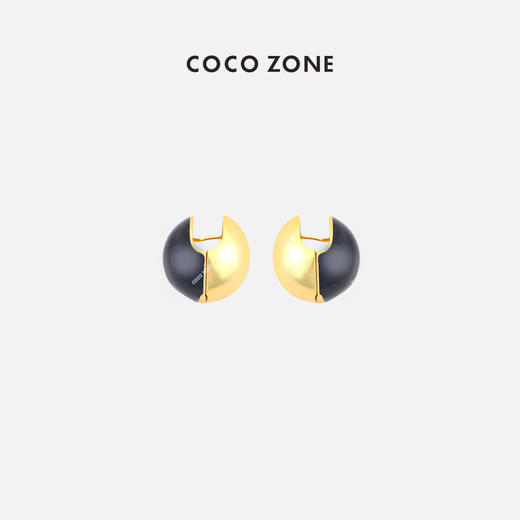 COCO ZONE2024复古高级感百搭耳针耳环CC2A0204 商品图0