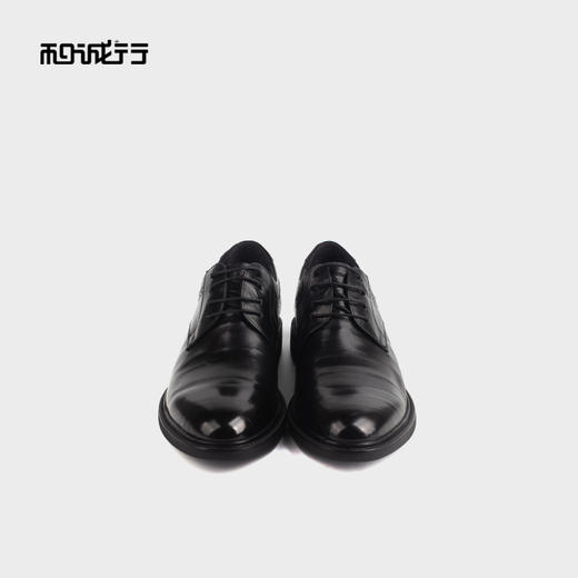和诚行 2024秋冬新款英伦风真皮德比鞋男软底商务正装皮鞋1320076 商品图2