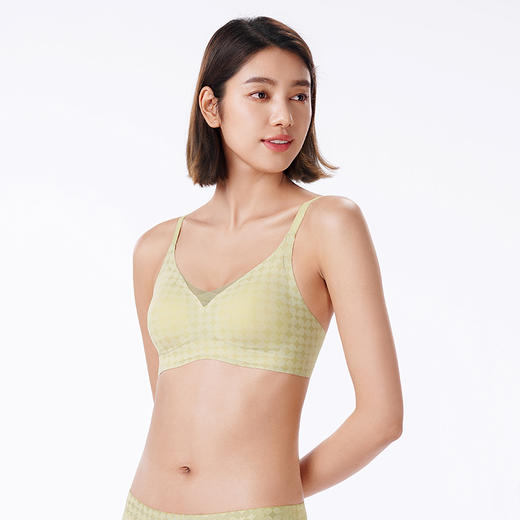 都市丽人内衣Vbra泳布薄文胸3/4杯三排扣无钢圈LBT62N 商品图3