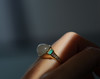 籽料和田玉｜祖母绿戒指 商品缩略图4