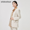 oldcolour2023春新款高级气质职业通勤无领西装外套女HO14048426 商品缩略图3