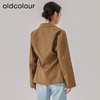 oldcolour2023春季新款卡其色小个子休闲短款西装外套女O11048102 商品缩略图4