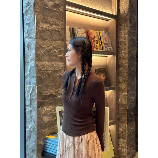 【包邮发顺丰】62113 洛诗琳新款立体裸感绷缝工艺精致高级品质亨利衫 KTT230 商品图6