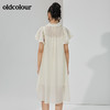 oldcolour2022夏季新品纯色通勤休闲气质衬衫连衣裙 商品缩略图1