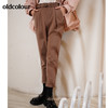 oldcolour2022冬季新款时尚气质修身显瘦休闲长裤GN41073952 商品缩略图3